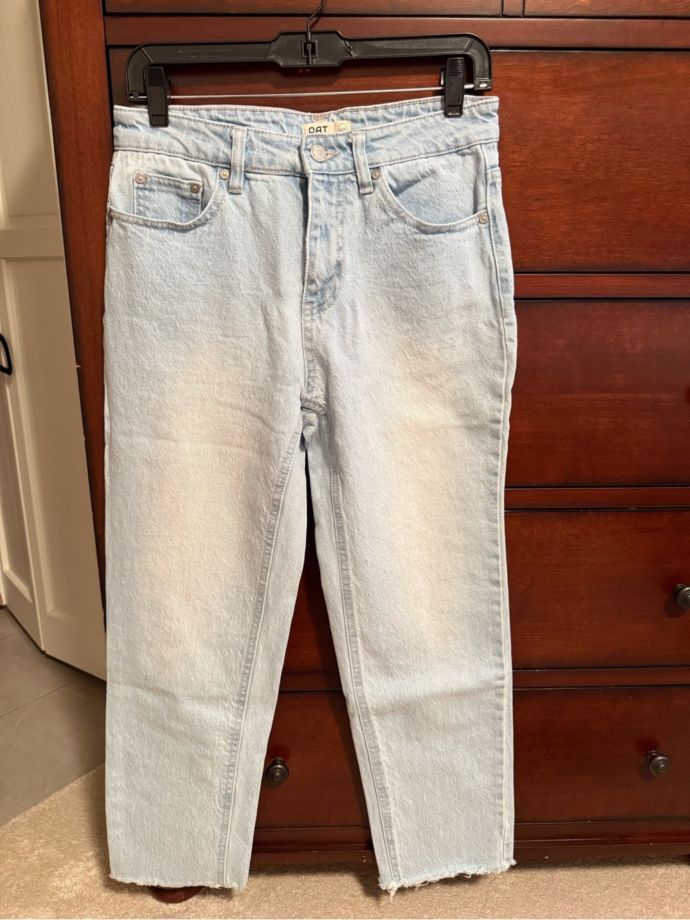 Oat New York Straight Leg Jeans - Light Blue